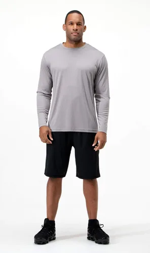 Vista 2 de DEVOPS 2 Pack Men's Sun Protection Shirts UV SPF UPF 50+ Long Sleeve Rash Guard Fishing Running Quick Dry Lightweight