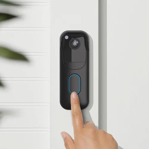 Vista 8 de Funda de silicona para Blink Video Doorbell (2.ª generación), funda protectora de silicona resistente a la intemperie con borde para la nueva cámara