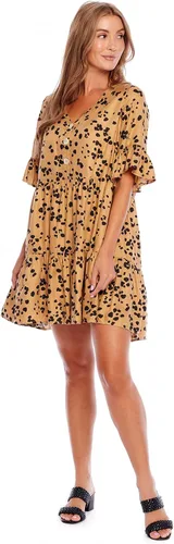Vista 6 de Mud Pie Vestido de manga corta con volantes para mujer Aster