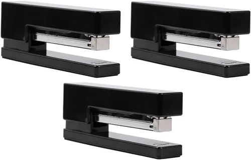 Vista 16 de JAM PAPER Engrapadora moderna para escritorio, color negro, se vende individualmente