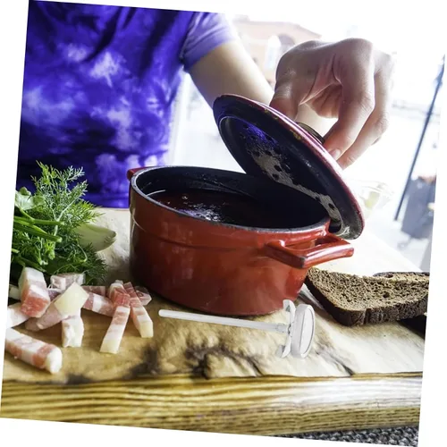 Vista 9 de Termómetro de acero inoxidable para freír profundo, medidor de temperatura de aceite, sonda de cocción de lectura instantánea para cocina, barbacoa