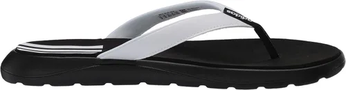 Vista 6 de adidas Originals Chanclas Cloudfoam para mujer Core Negro Ftwr Blanco Señal Coral