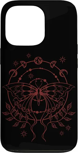 Vista 10 de Alt Emo Fairy Grunge Fairycore Goth Moth Moon Phases Case for iPhone 16