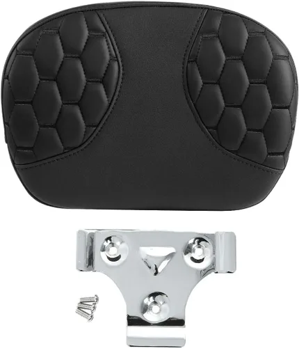 Vista 32 de Asiento de conductor, pasajero y piloto - SLMOTO Asiento de motocicleta de una pieza para 2 personas, compatible con Harley Touring Road King CVO