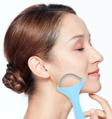 Vista 7 de Eliminador de vello facial Spring Face Dispositivo de eliminación de rodillos de pelo Herramienta de eliminación de cara Depiladora facial
