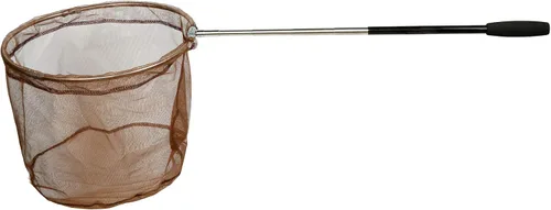 Vista 3 de RESTCLOUD Red de cebo y red de aterrizaje de pesca con mango telescópico que se extiende hasta 59 pulgadas Marrón