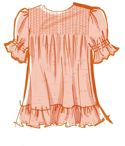 Vista 8 de McCall's Kit de patrones de costura Misses' Tops, código de diseño M8325, tallas LRG-XLG-XXL