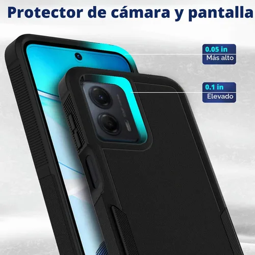 Vista 5 de Funda para Moto G 5G 2023 / Moto G Power 5G 2023: funda protectora de doble capa de servicio pesado resistente para teléfono celular a prueba