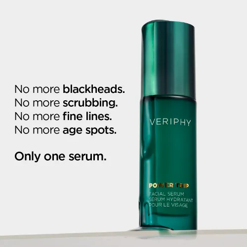 Vista 2 de Suero facial exfoliante AHA Veriphy. Potente mezcla de ácido láctico y PhytoSpherix® que exfolia la piel, revelando una tez fresca y revitalizada.