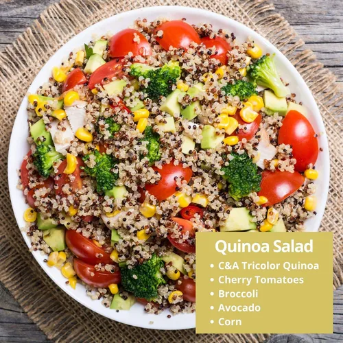Vista 6 de Cucina & Amore Orgánica Tricolor Quinoa 8 Pack