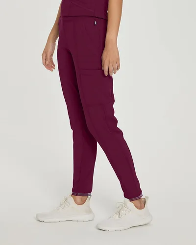 Vista 2 de Urbane Impulse Slim Fit Extreme Stretch 4-Pkt Jogger Pantalones médicos para mujer 9208