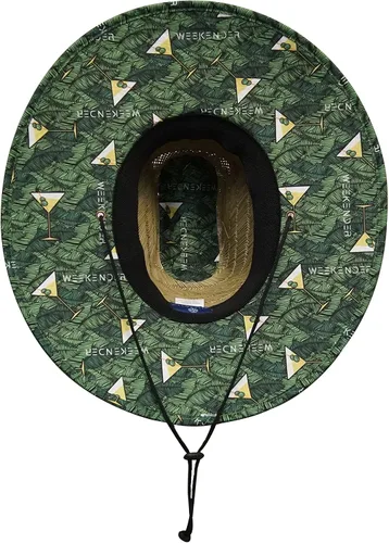 Vista 4 de Weekender Sportswear Martini Branches - Sombrero de paja para salvamento natural, LXL, Natural