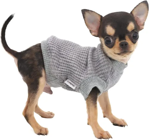 Vista 8 de LOPHIPETS - Suéteres ligeros para perros pequeños para cachorros, ropa de Chihuahua y Yorkie para cachorros - Atrovirene/XXS verde (atrovirens)