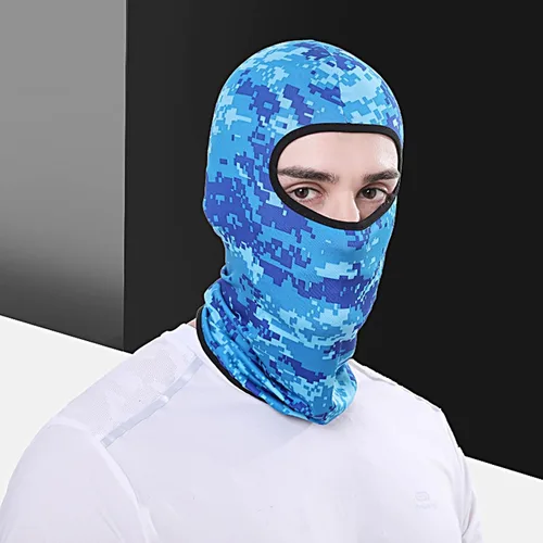 Vista 3 de Pasamontañas para la cara, polaina de cuello refrescante para verano, protector UV, bufanda de esquí para hombres y mujeres, pasamontañas