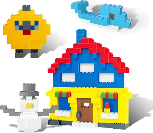 Vista 12 de PicassoTiles Juego de 200 piezas de bloques de construcción de ladrillos de construcción grandes, juego de ladrillos STEM, juego de aprendizaje