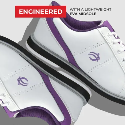 Vista 7 de BSI Women's 460 Classic Bowling Shoe - Lightweight Shoes with Cushioned Support for Women
