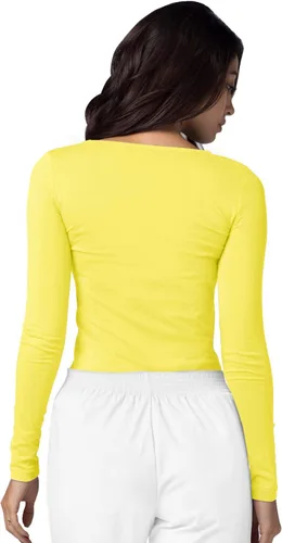 Vista 3 de Adar - Juego de 3 camisetas de mujer manga larga para utilizar debajo del uniforme