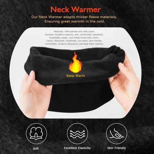 Vista 4 de C CALOICS Máscara de esquí de invierno pasamontañas para clima frío resistente al viento máscara facial para hombres y mujeres esquí lancha de nieve