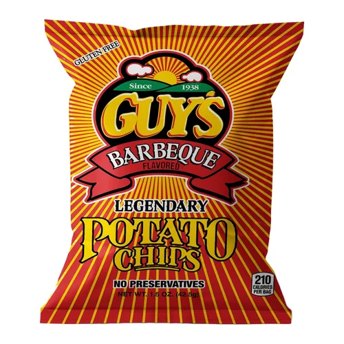 Vista 13 de Guys - Papas fritas de crema agria y cebolla, bocadillos saludables y salados con una mezcla única de especias, papas fritas naturales, papas fritas