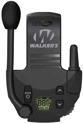 Vista 6 de Walker's Razor Shooting Muffs with Walkie Talkie and Shooting Glasses Kit