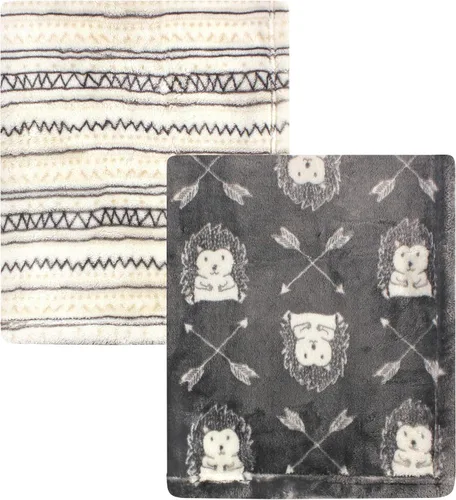 Vista 5 de Hudson Baby - Mantas de lujo unisex para bebé, afelpadas y confortables, talla única, 2 unidades, mariposas