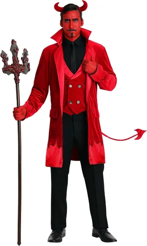 Vista 2 de Disfraz de Debonair Devil para hombre