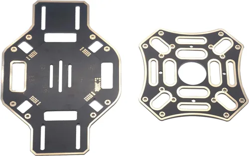 Vista 7 de ShareGoo F450 - Marco de avión multirotor de 4 ejes de 17.717 in, marco de dron, rueda con engranaje de deslizamiento de aterrizaje para kits