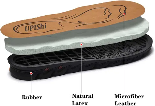 Vista 5 de UPIShi Sandalias de cuero con punta cerrada para hombre, zapatos de verano ajustables para pescador al aire libre