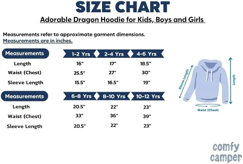 Vista 7 de ComfyCamper Adorable Dragon Hoodie for Boys Girls Kids and Adults as Cute Animal Dragon Costume Sweatshirt