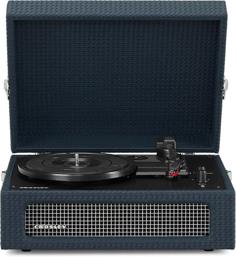 Vista 23 de Crosley CR8017B-DU Voyager Tocadiscos, Dune Duna
