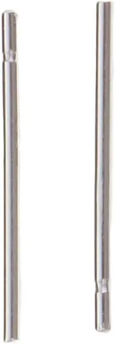 Vista 4 de 10 pares de aretes de plata de ley de 0.43 pulgadas de largo, aretes de aguja de plata para mujer, mini protector de oídos, antialérgicos, básicos