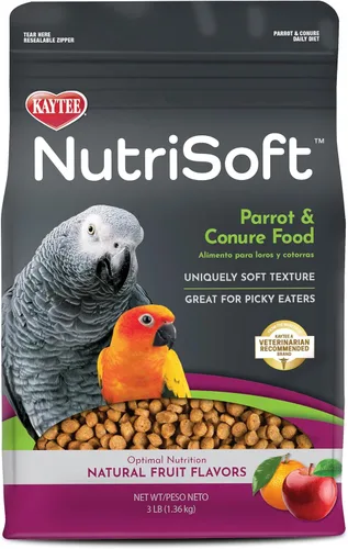 Vista 11 de Kaytee Nutri Soft Pet - Alimento para pájaros de guacamayo y cacatúa, 3 libras
