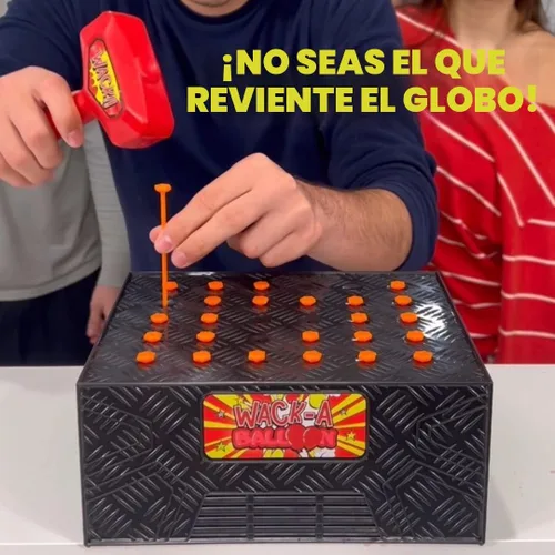Vista 2 de Wack A Balloon Pop Game para niños y familias, juego interactivo de mesa