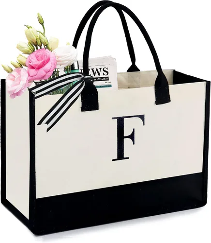 Vista 36 de BeeGreen Bolsa personalizada para mujeres, mamá, profesora, amigas, hermana, bolsas de regalo con bolsa de Comestic