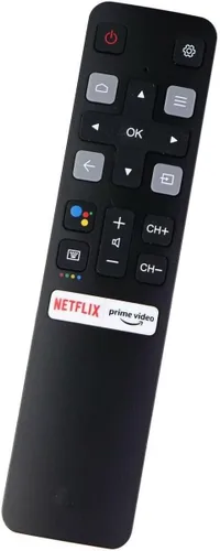 Vista 3 de Nuevo control remoto de repuesto RC802V compatible con TCL Android TV con Prime Video, teclas rápidas de Netflix sin función de voz
