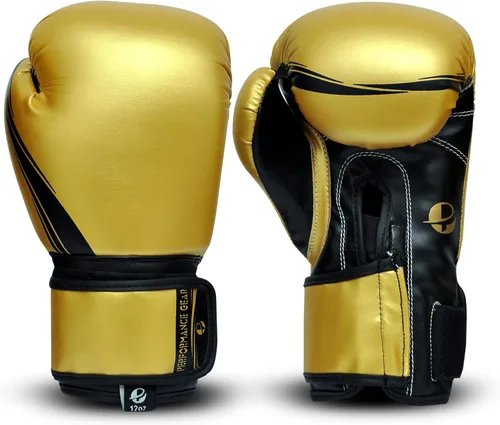 Vista 5 de Guantes de boxeo metálicos - MMA Muay Thai Training & Fight Oro