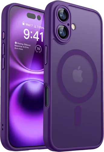 Vista 47 de CANSHN Funda magnética compatible con iPhone Air (6.5 pulgadas), mejorada [protección completa de la cámara] [compatible con Magsafe]
