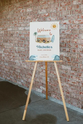 Vista 10 de Editable Boy Elephant Baby Shower Welcome Sign, Blue Elephant Baby Shower Sign, Baby Shower Signs, Welcome Baby Shower Sign, Blue Floral Elephant