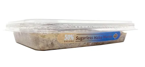 Vista 2 de Achva Halva sin azúcar de sésamo de mármol, 10.58 oz, paquete de 2