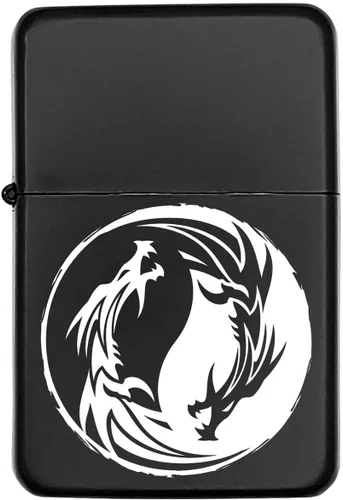 Vista 2 de Groomsman - Encendedor personalizado a prueba de viento negro mate, grabado láser gratuito para él, marido, padre, padrinos de boda, novio, papá