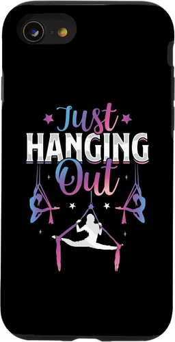 Vista 18 de iPhone 16 Just Hanging Aerialist Aerial Silks Dancer Air Yoga Women Case