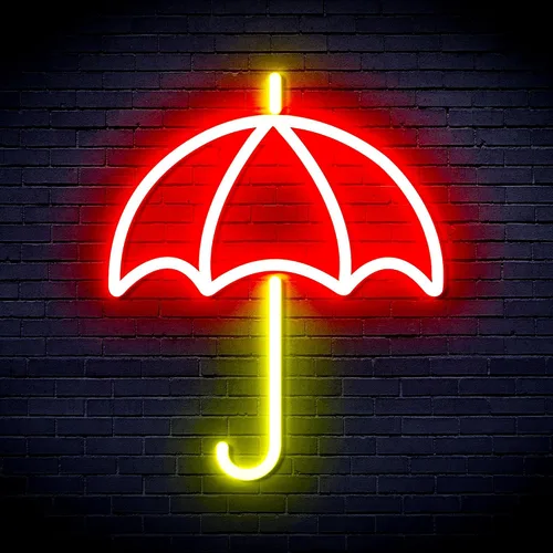 Vista 27 de ADVPRO Paraguas Flex Silicona LED Neon Sign - Púrpura - st16s33-fnu0016-p