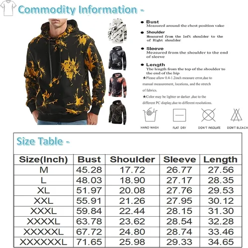 Vista 3 de Sudaderas con capucha para hombre 2023, ropa térmica, con bolsillo, chaqueta de otoño, sudadera de manga larga, ropa de invierno a la moda