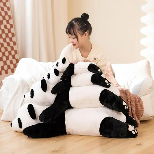 Vista 5 de Animales de peluche con peso, peluche de panda, lindo panda con peso, animales de peluche, regalo para niños y adultos, 15 pulgadas