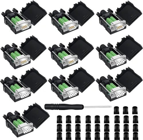 Vista 12 de 28 AWG 9/C CMP Cable de datos RS232 de seguridad con doble blindaje CMP - 16 pies - Uso para adaptadores serie DB9 1 cable blindado doble 28AWG 9/C
