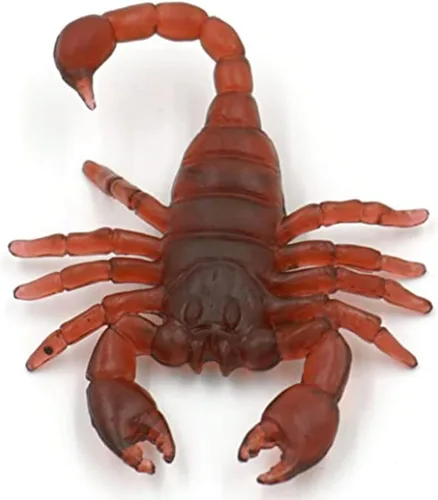 Vista 3 de 30 piezas de escorpiones falsos de plástico falsos insectos insectos Halloween abril tontos fiesta Navidad bromas regalos bromas para adultos