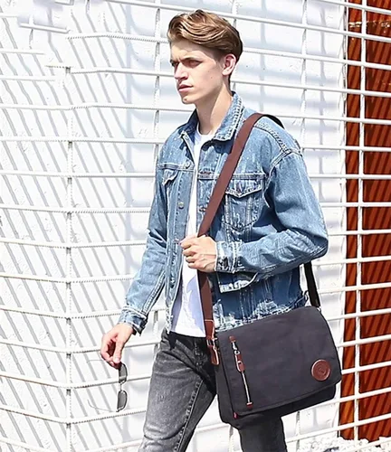 Vista 2 de FANDARE Bolso bandolera unisex de lona para hombro