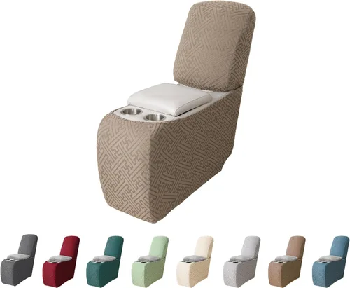 Vista 104 de Fundas de sofá reclinable seccional 100% impermeables para sofá reclinable en forma de L, funda de sofá modular de esquina en forma de L, fundas
