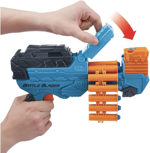 Vista 5 de Battle Blazer, AVENTURA FORCE 12DARTS, AUTO-AVANCING Belt Blaster. PISTOLA DE DARDOS CON 12 INCLUIDOS DARDOS.