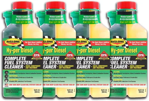Vista 3 de Rislone 4740 Hy-per Diesel - Tratamiento completo con sistema de combustible, 16.9 onzas, 1 paquete